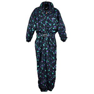 Vintage Ellesse Snow Ski Suit One Piece 80s Colorful Women’s